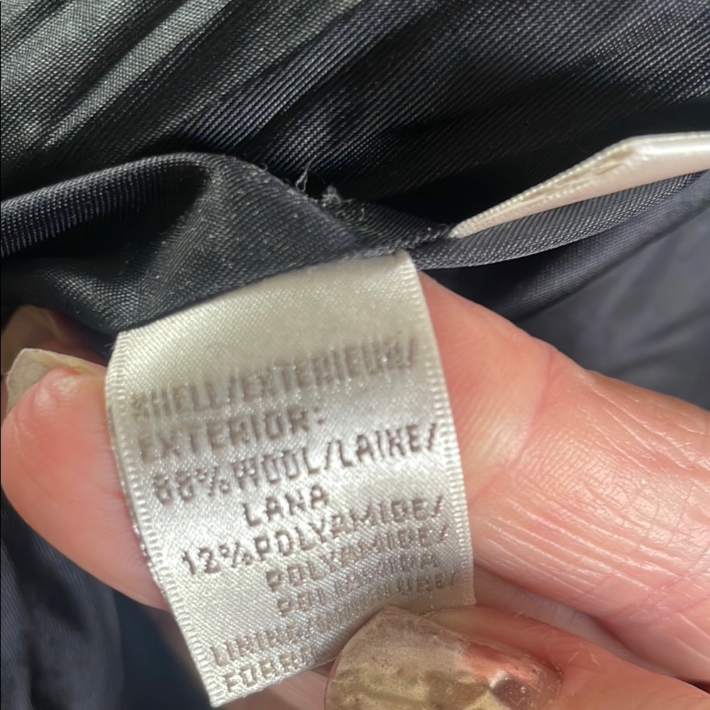 Jones New York Black Blazer Structured Wool-Blend - Picture 8 of 10